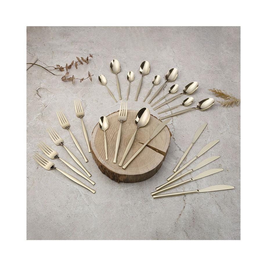 Berlinger 24 teiliges Besteckset champagne Leonardo Collection  