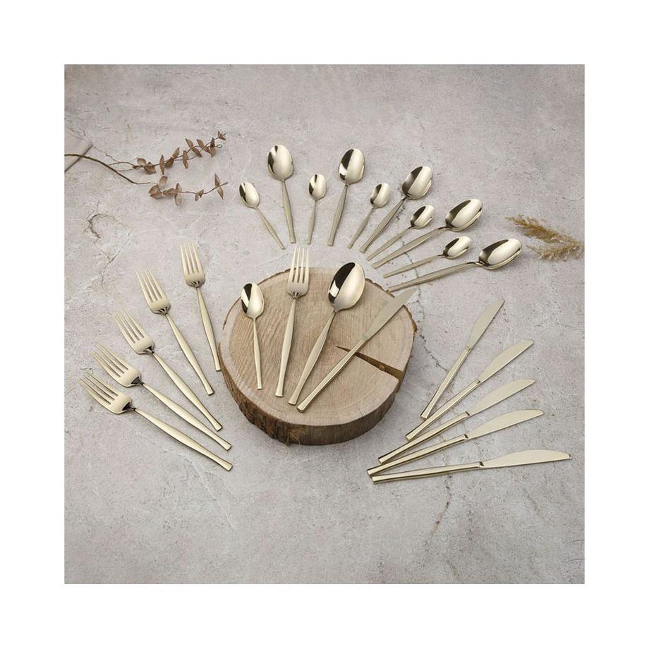 Berlinger 24 teiliges Besteckset champagne Leonardo Collection  