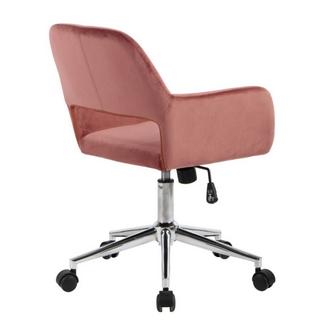 Calicosy Chaise de bureau en velours ajustable - Ross  