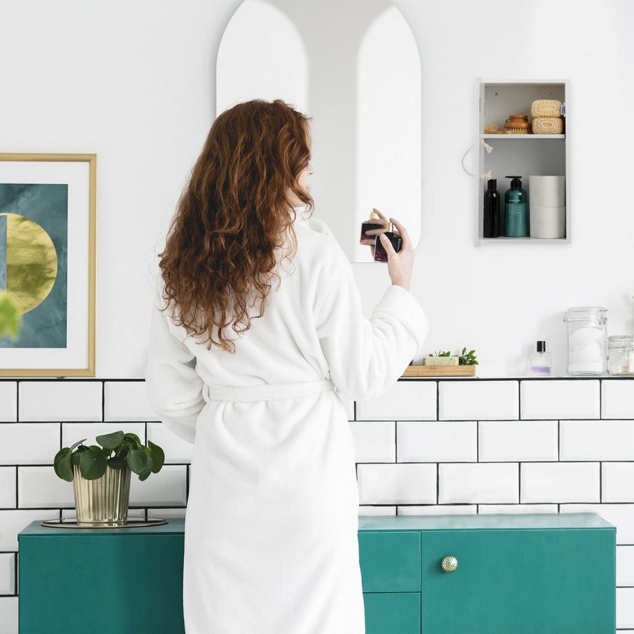 B2X Mobiletto da bagno bianco a muro  