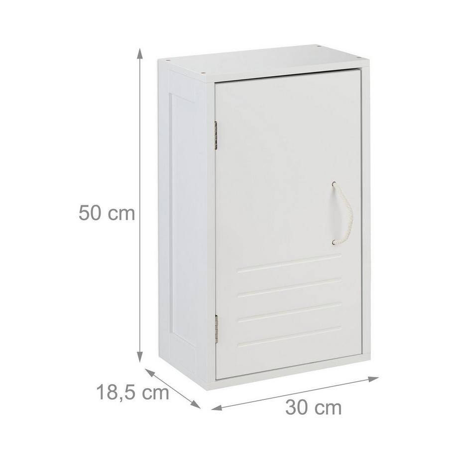 B2X Mobiletto da bagno bianco a muro  