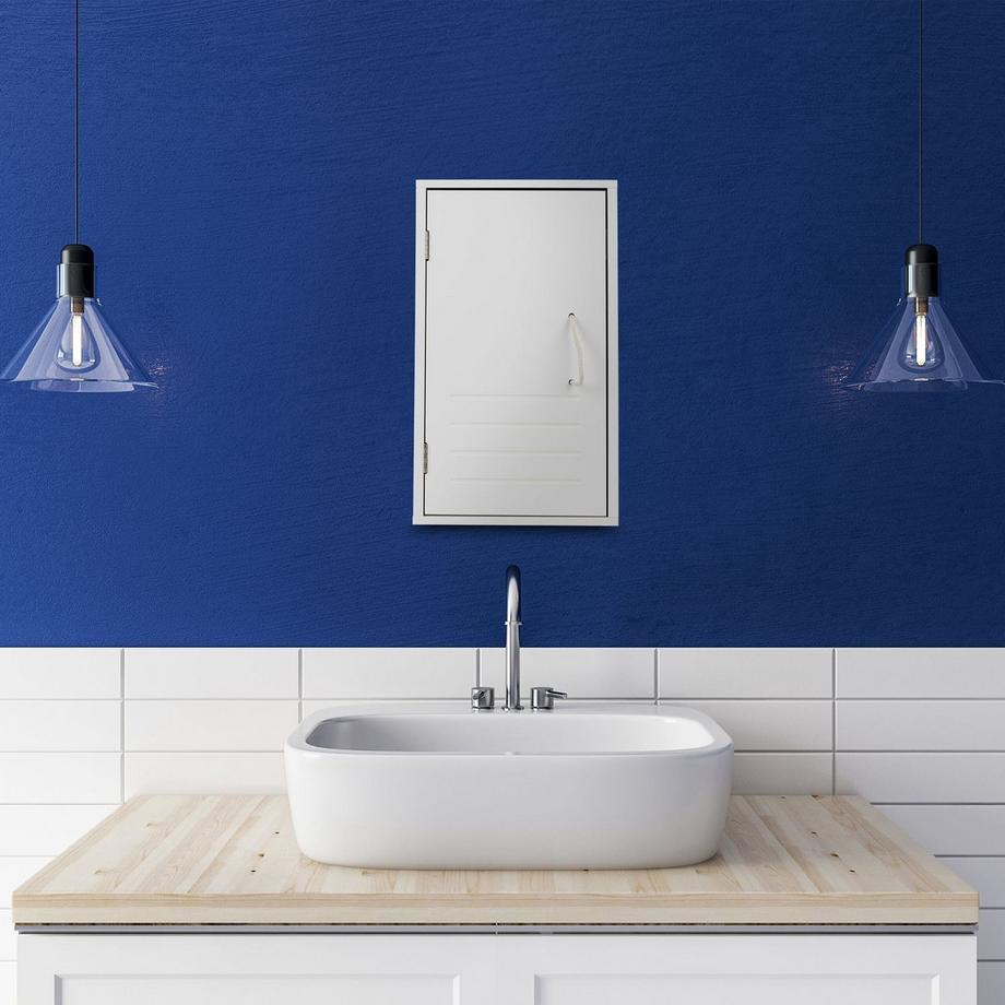 B2X Mobiletto da bagno bianco a muro  