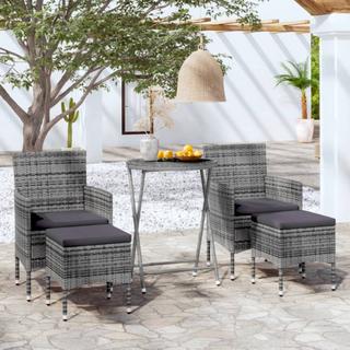 VidaXL Garten bistro set poly-rattan  