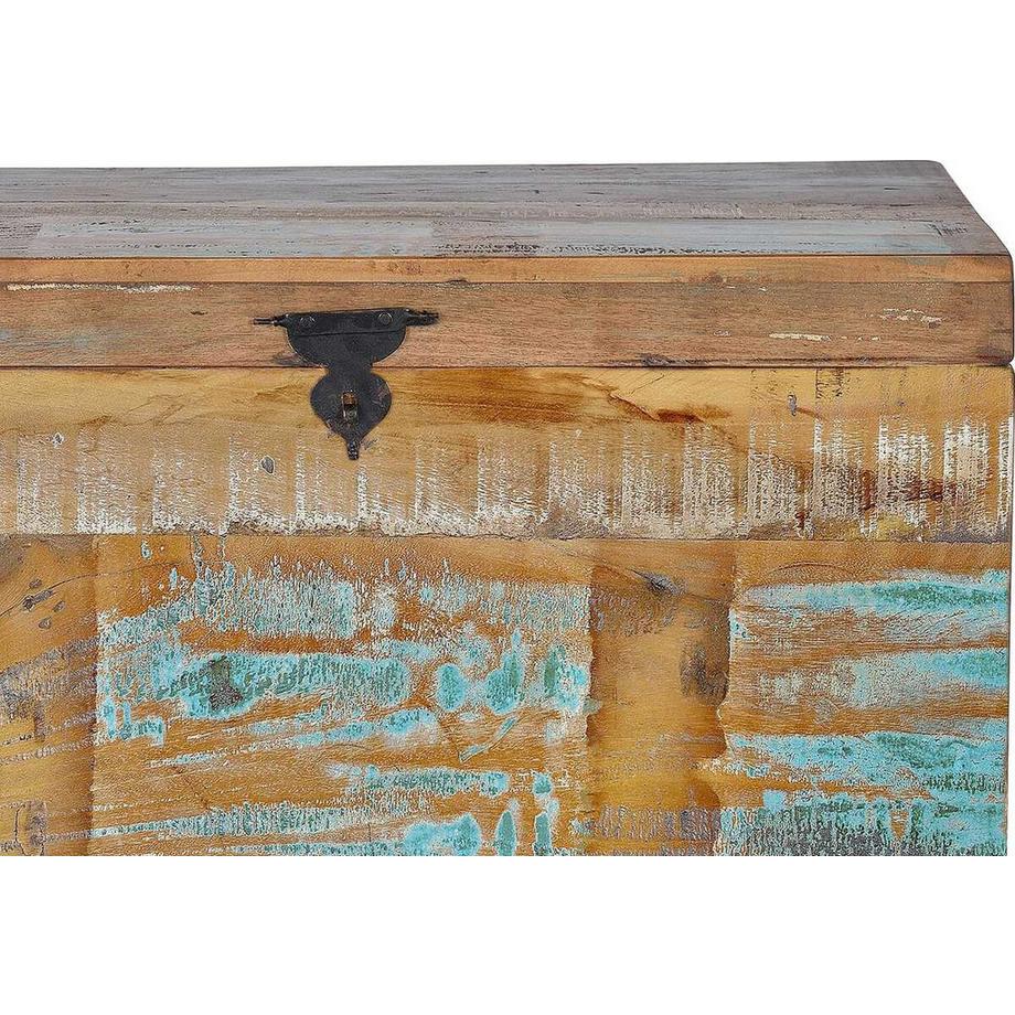 mutoni Truhe Mayela Holz recycelt multicolor 80x40  