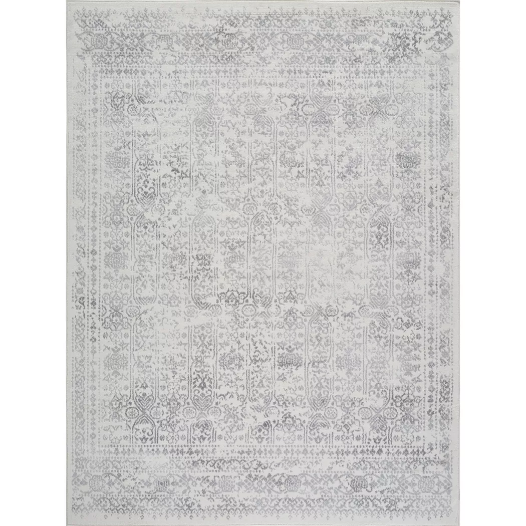 LIVABLISS - Vintage Orient-Teppich VICKY, 120X170CM, Taubengrau