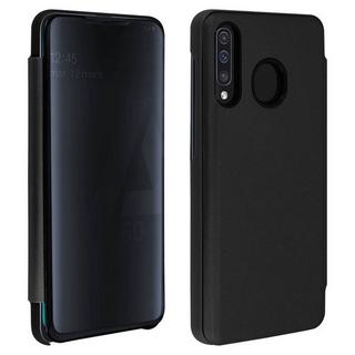 Avizar  Clear View Cover Galaxy A50 Schwarz 