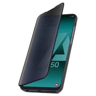 Avizar  Clear View Cover Galaxy A50 Schwarz 