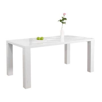 Tavolo da pranzo 120x80x76 cm bianco