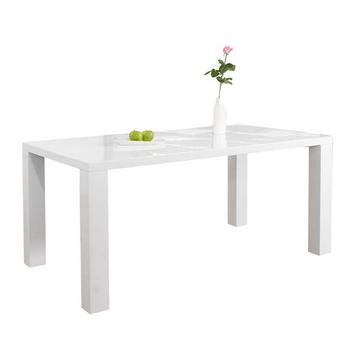 Table de salle à manger 120x80x76cm blanc