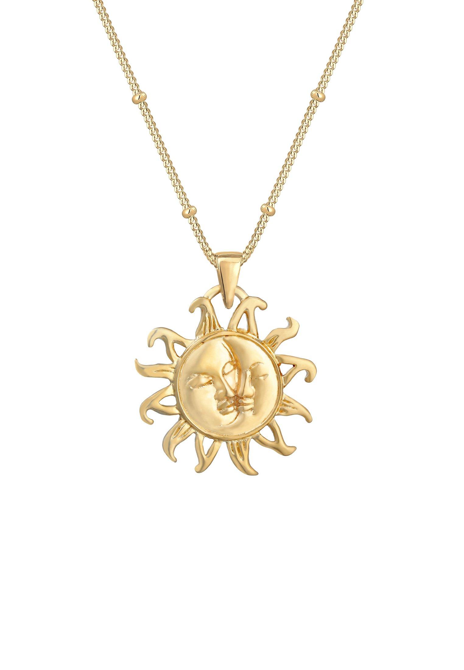 Elli  Collier Pendentif Soleil Et Lune 