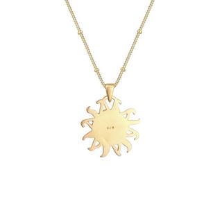 Elli  Halskette Kugelkette Sonne Mond Vintage Trend 