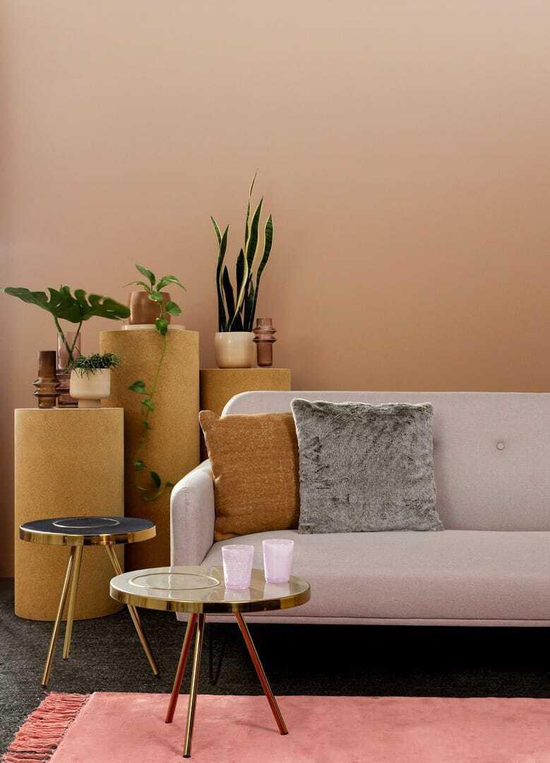 mutoni Beistelltisch Kesar Ivory rund 51  