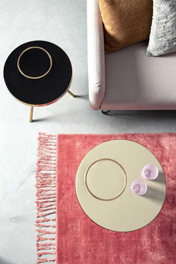 mutoni Beistelltisch Kesar Ivory rund 51  