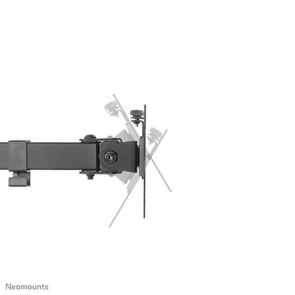 NewStar  3fach Monitor-Tischhalterung 33,0 cm (13) - 68,6 cm (27) Schwarz Neigbar, Rotierb 