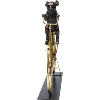 KARE Design Deko Objekt Dog With Bicycle  