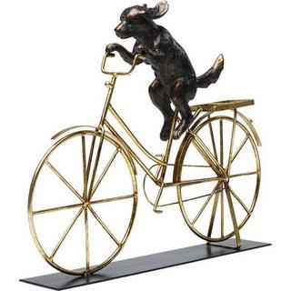 KARE Design Deko Objekt Dog With Bicycle  