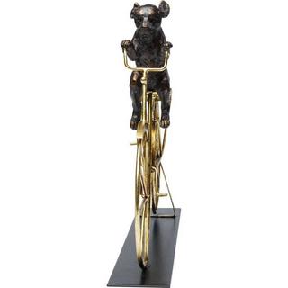 KARE Design Objet décoratif Dog With Bicycle  