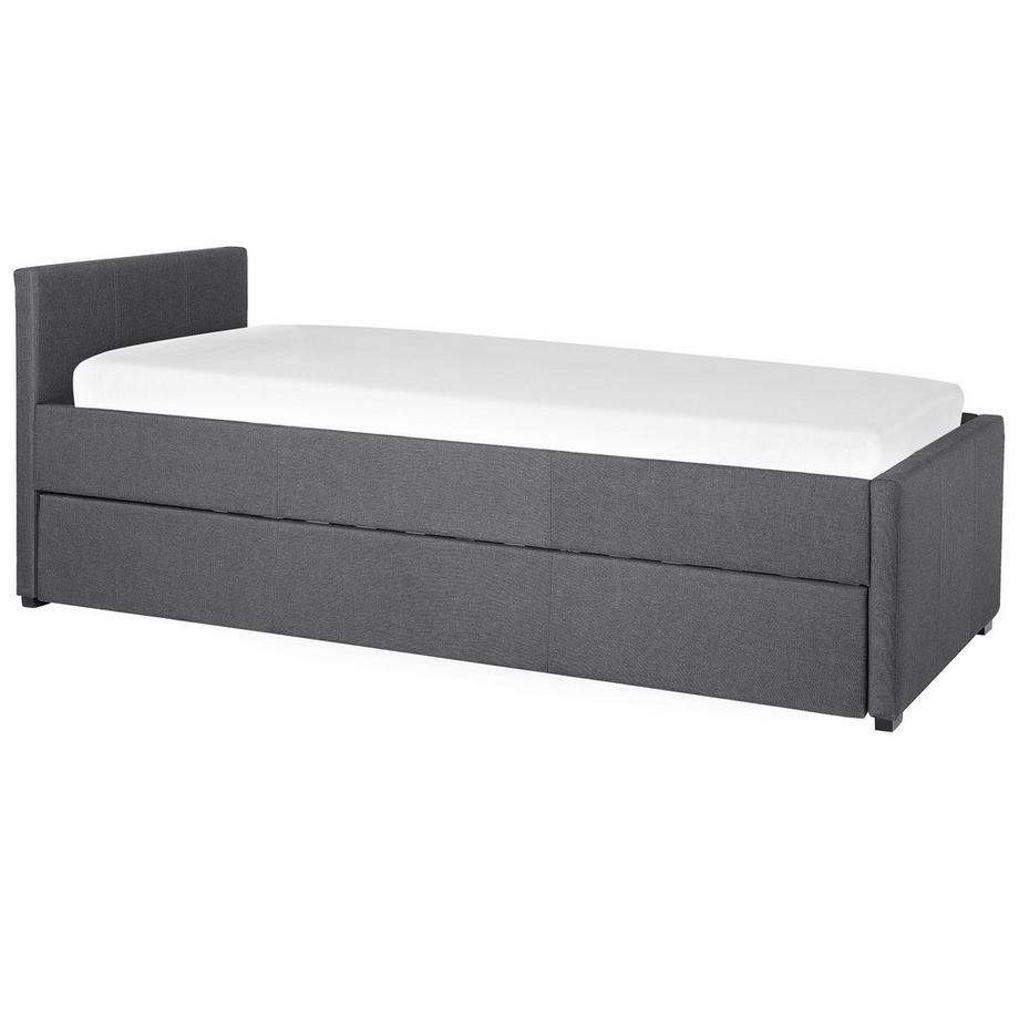 Beliani Letto estraibile en Tessuto Retrò MARMANDE  