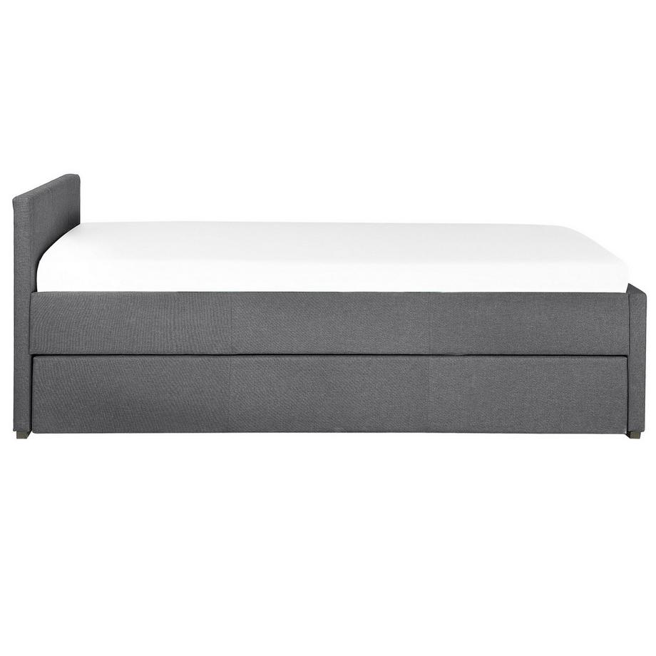 Beliani Letto estraibile en Tessuto Retrò MARMANDE  