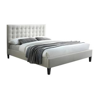 Vente-unique Letto matrimoniale con testiera capitonné CHIARA  