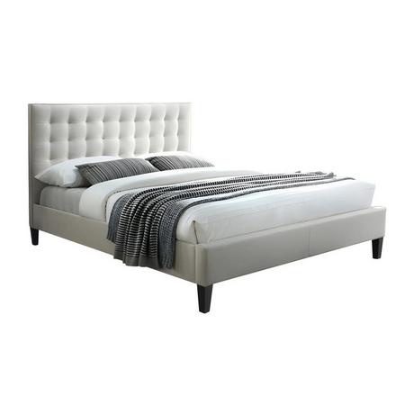 Vente-unique Letto matrimoniale con testiera capitonné CHIARA  