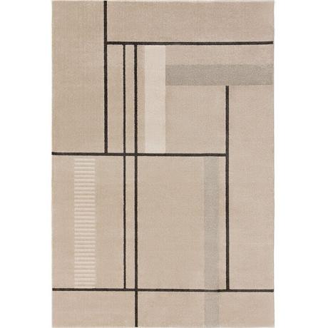 Benuta Tapis Ida Crème/Anthracite  