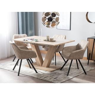 Beliani Table de repas en MDF Moderne LIXA  