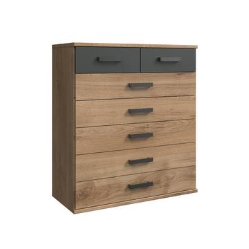 Comò 7 cassetti decor