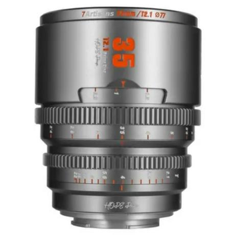 7ARTISANS  7Artisans 35mm T2.1 Prime Cine (Sony E) Titane 