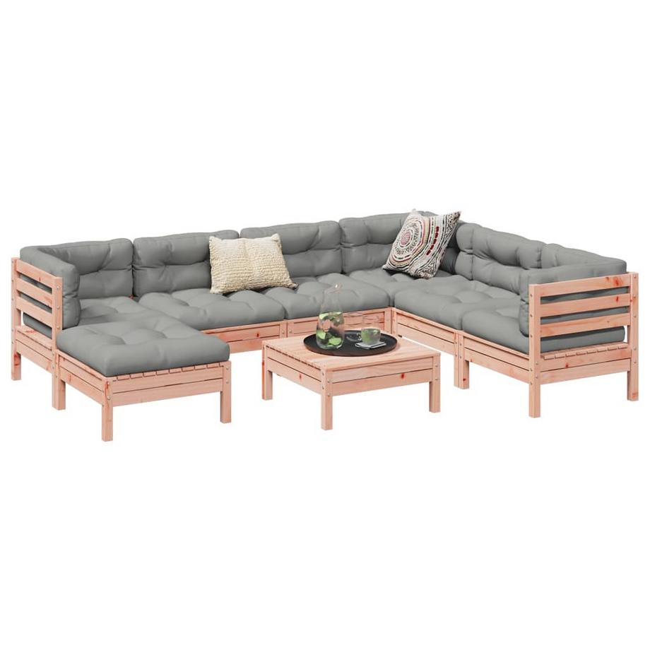 VidaXL Salon de jardin bois  
