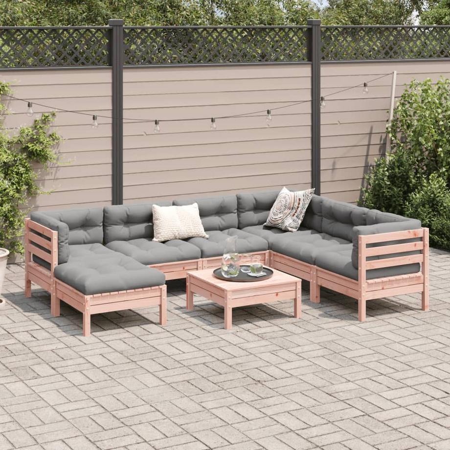 VidaXL Salon de jardin bois  