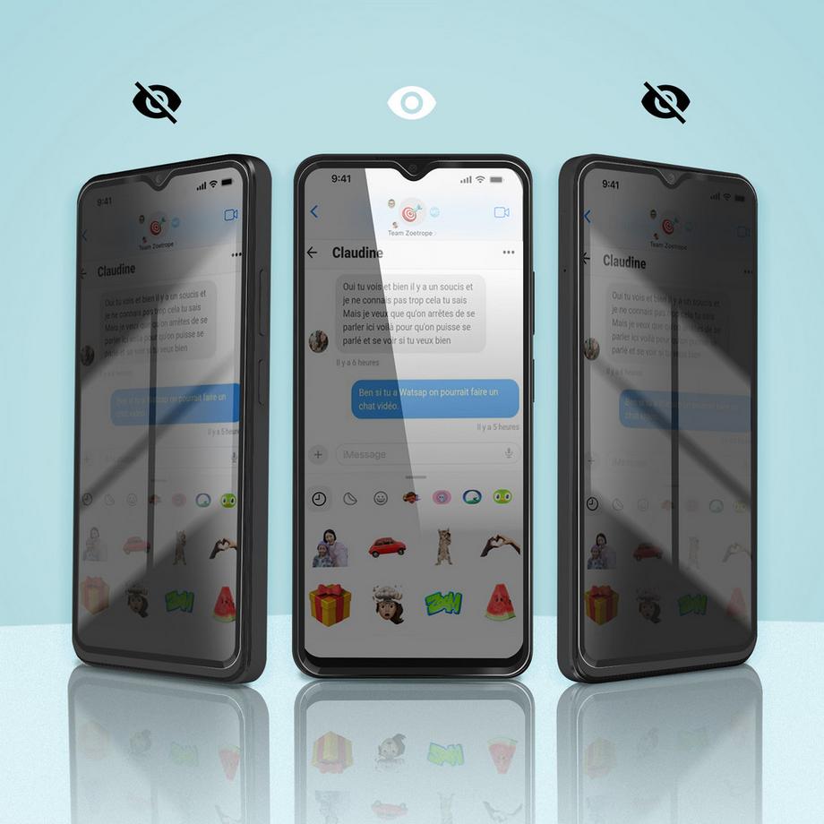 Avizar  Privacy Displayfolie Oppo A38 