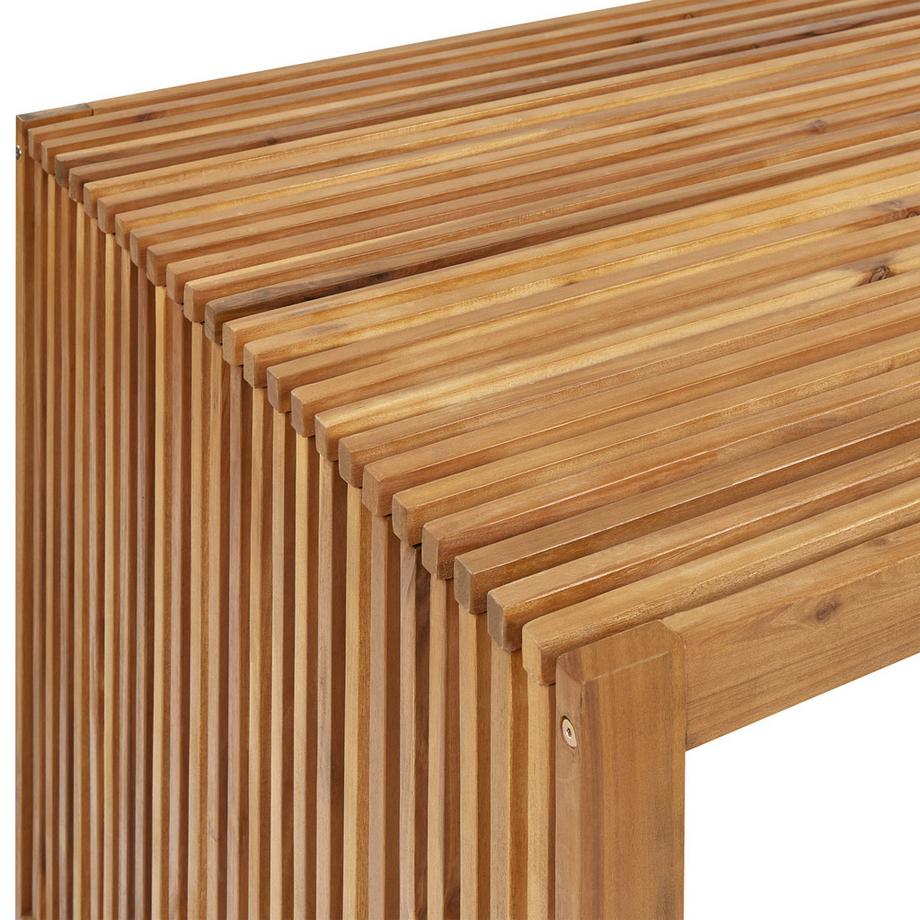 Beliani Gartentisch aus Akazienholz  SULZANO  