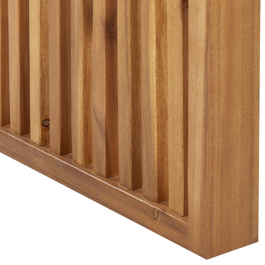 Beliani Gartentisch aus Akazienholz  SULZANO  