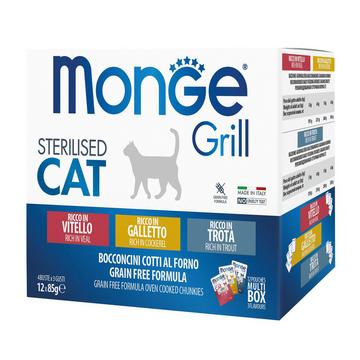 Grill Gatto Vitello+Pollo+Trota 12x85g