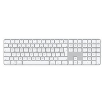 Magic Tastatur USB + Bluetooth Schweiz Aluminium, Weiß