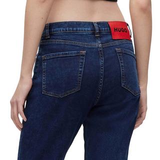 HUGO 934 Slim Fit High Rise Tapered Leg Jeans  