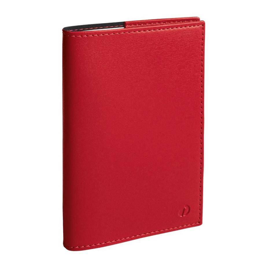 Quo Vadis - Agenda - 2025 - Président Prestige - Semainier Planning - Allemand - Soho - Rouge - 13 mois de décembre à décembre - 21x27 cm - Papier Clairefontaine ivoire - Fabrication française