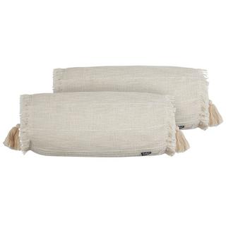 Beliani Lot de 2 coussins en Coton Boho NAHLEH  