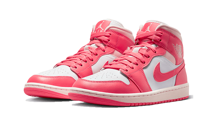 NIKE  Air Jordan 1 Mid Strawberries And Cream 