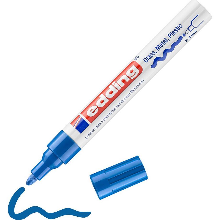 Edding EDDING Paintmarker 750 2-4mm 750-3 CREA blau  