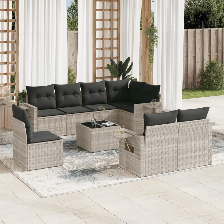 VidaXL Garten sofagarnitur poly-rattan  