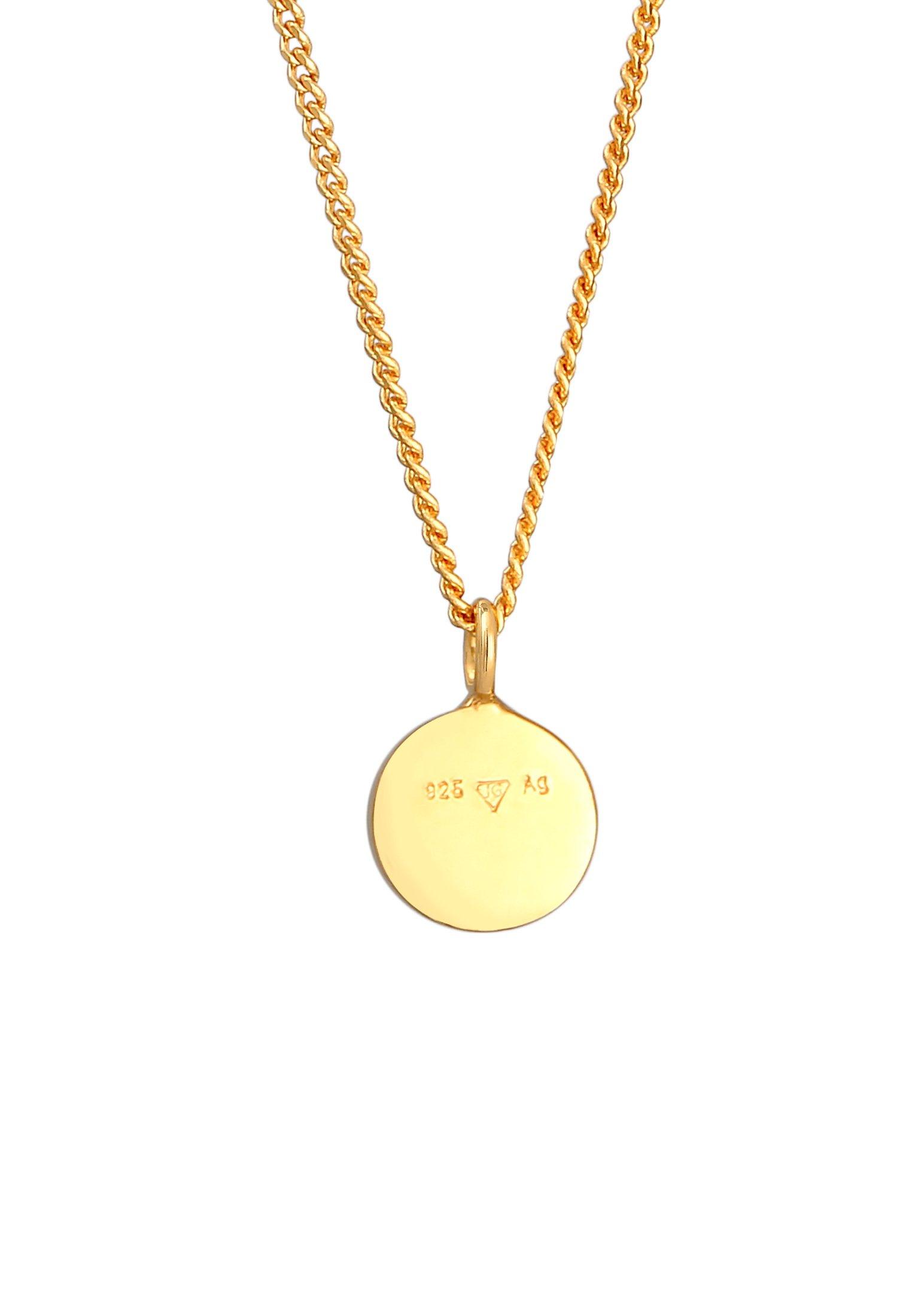 Elli  Halskette Mit Smile-Motif Emaille 