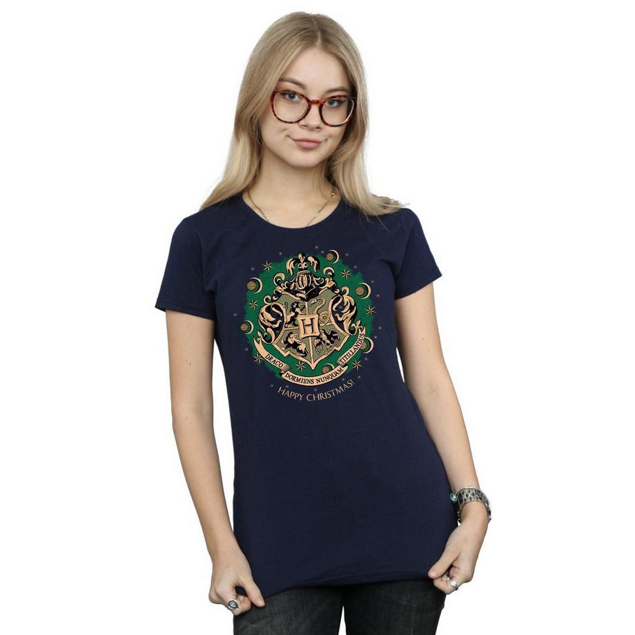 Harry Potter Hogwarts Happy Christmas T-Shirt  