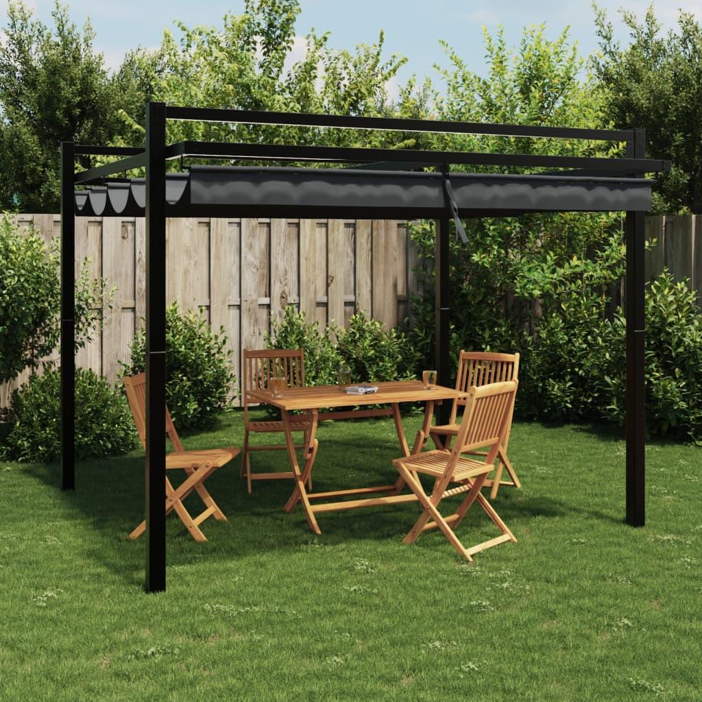 VidaXL Gartenpavillon aluminium  