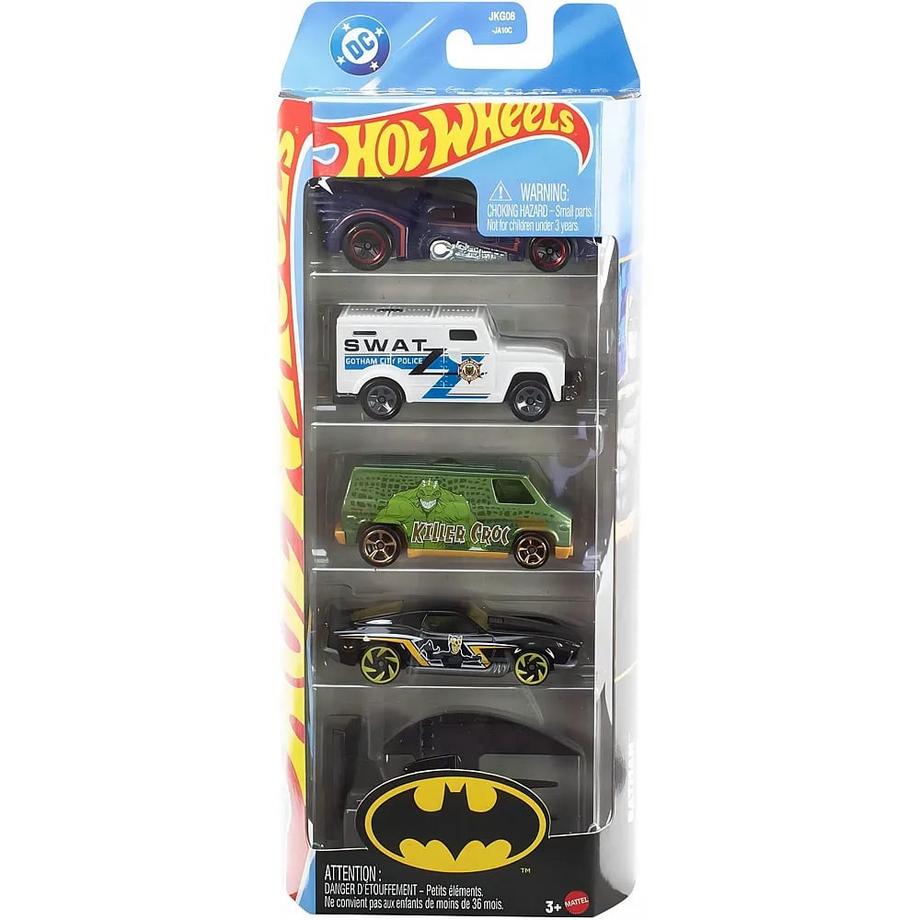 Hot Wheels  Set da 5 veicoli Batman Collector's 