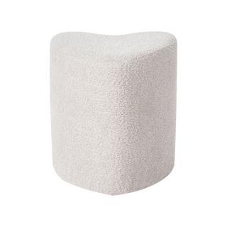 Beliani Pouf en Tissu chenille Scandinave SCOTIA  