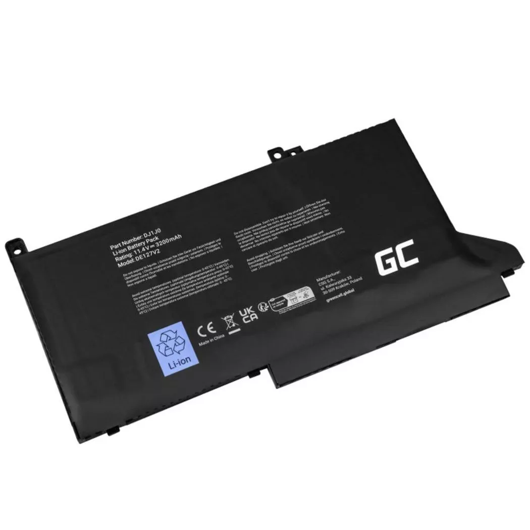 Green Cell GC-DE127V2 Laptop Battery 11.4V 2700mAh for Dell Latitu...