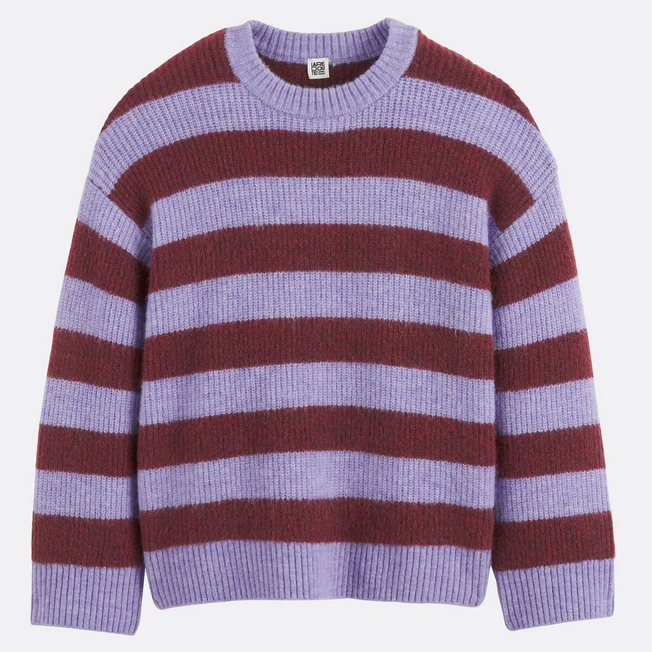 La Redoute Collections Pullover a Righe Girocollo  