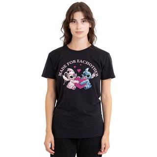 Lilo & Stitch Made For Each Other T-Shirt Stampata  